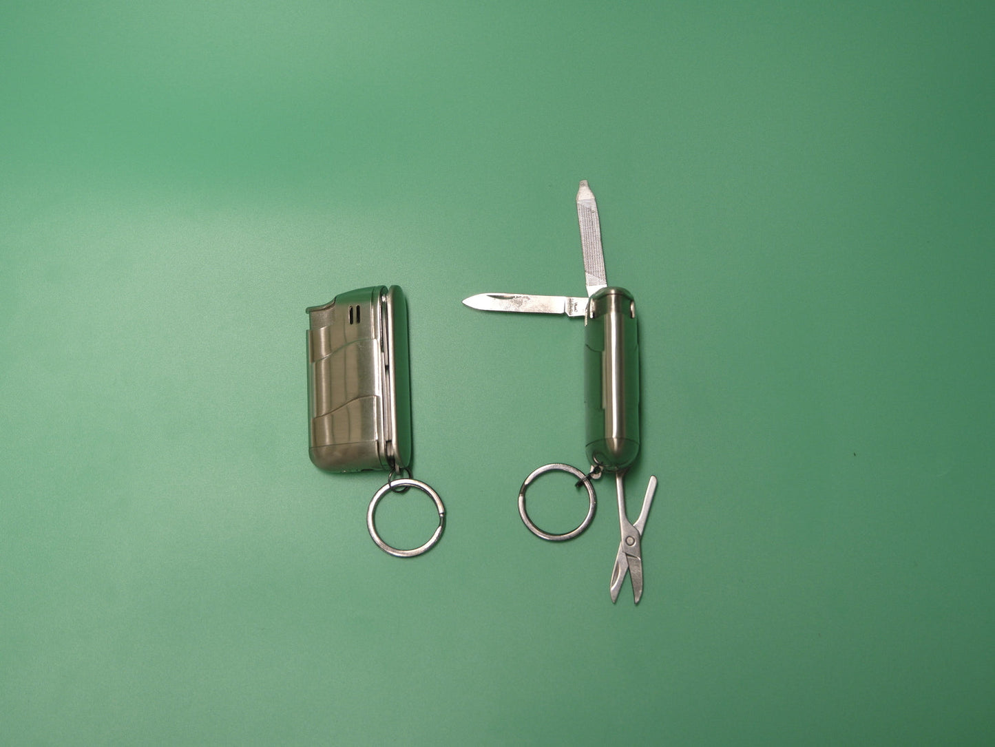 Mini Pocket Multitool with Scissors and Lighter